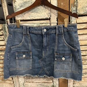 American Eagle Outfitters Blue Denim Mini Skirt